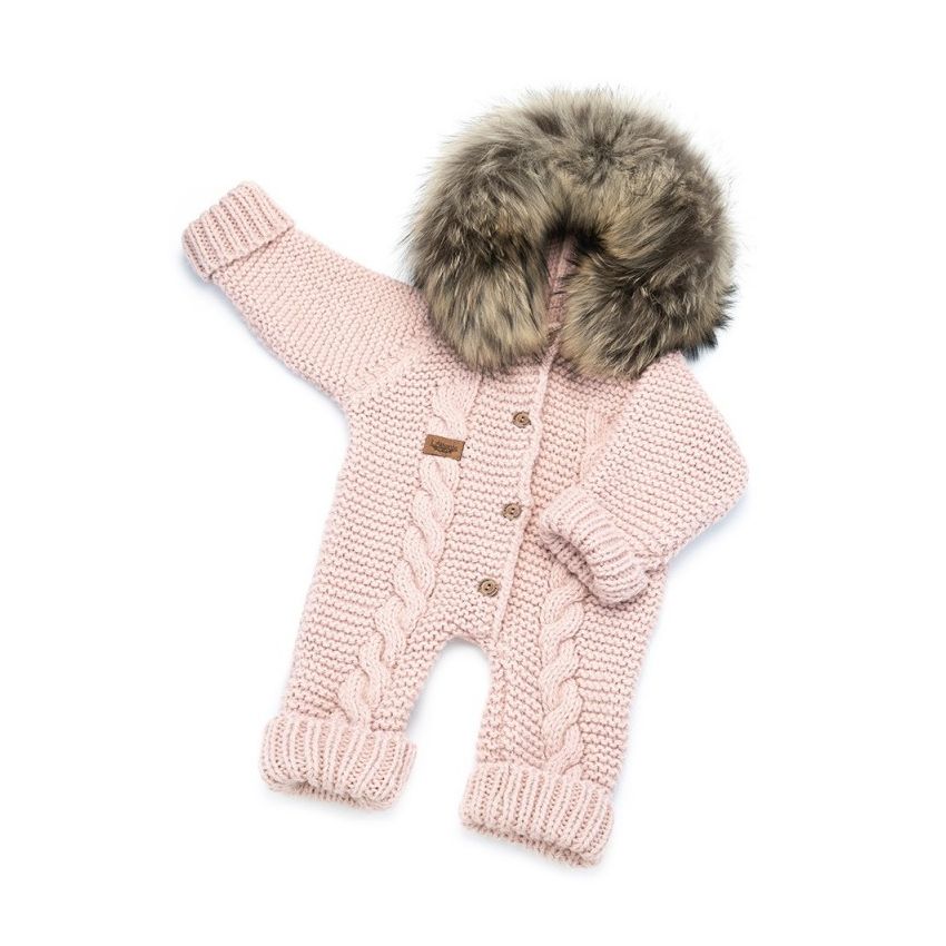 LAttante - Filz- Strick Overall Handmade Rosa