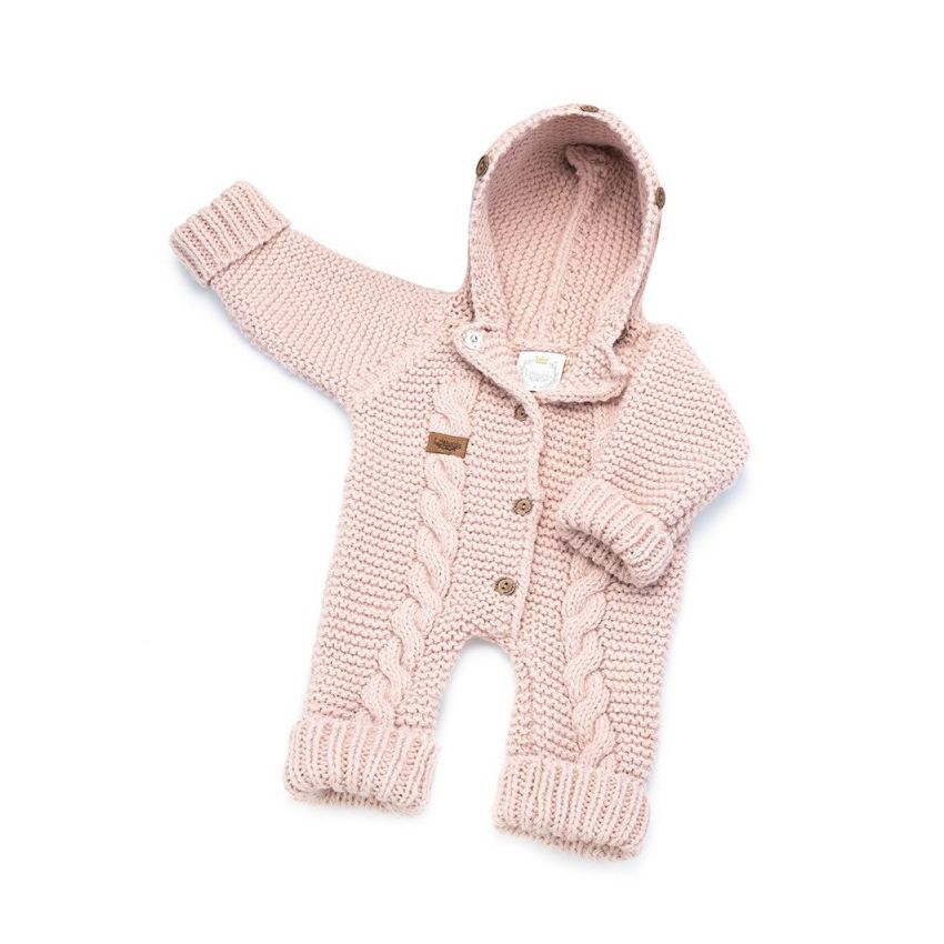 LAttante - Filz- Strick Overall Handmade Rosa