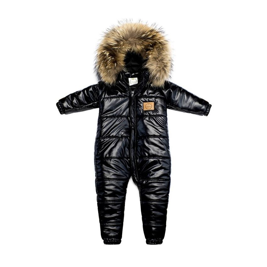 LAttante - Schneeoverall exclusive Collection Schwarz Glanz