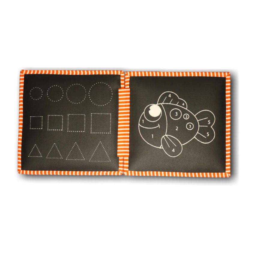 Jolly Designs - Quit Beschäftigungsbuch Kreide malen Kunterbunt