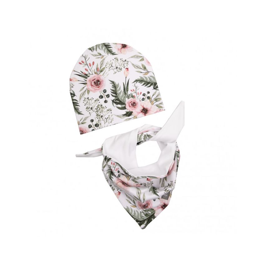 Ul & Ka - Beanie & Schal Set Peony