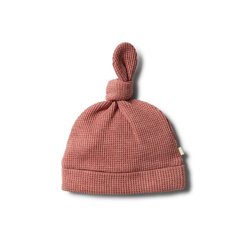 wilson & frenchy - Peachy Waffel Knoten- Beanie