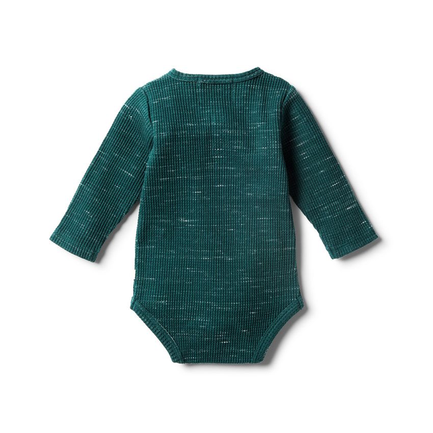 wilson & frenchy - Petrol Fern Waffel Body