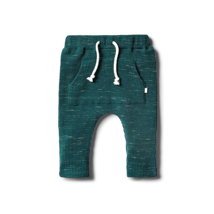 wilson & frenchy - Petrol Fern Waffel Hose