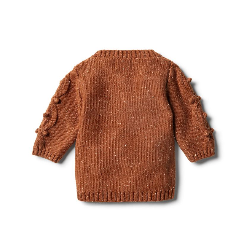 wilson & frenchy - Toasted Pecan Strick Pullover Baubles