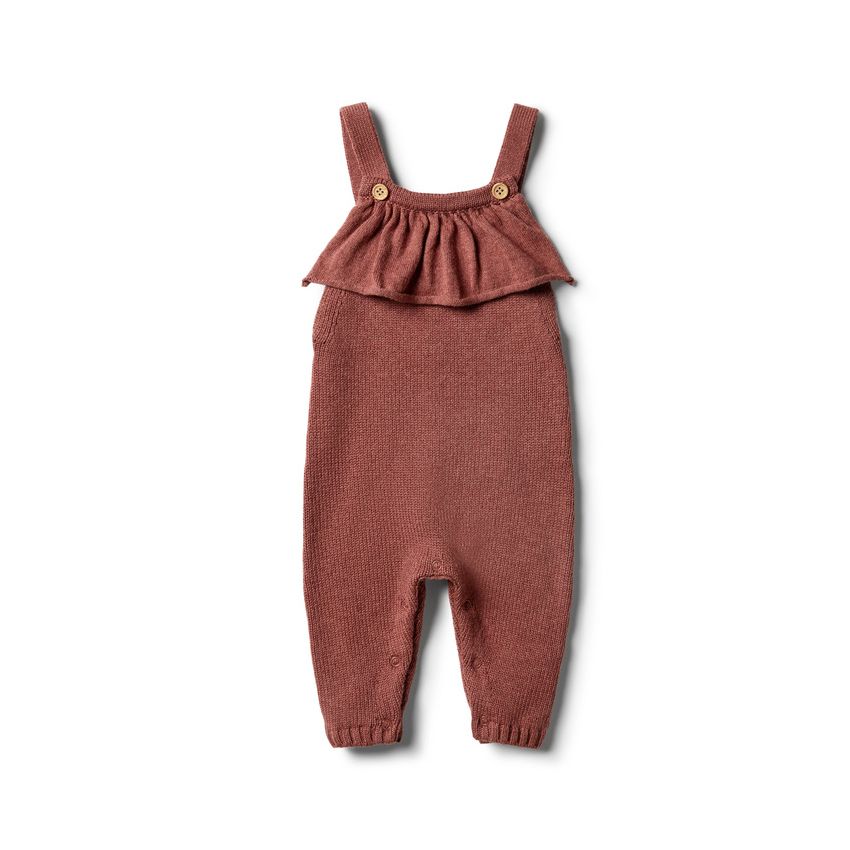 wilson & frenchy - Chilli Marle Strick Ruffle Overall