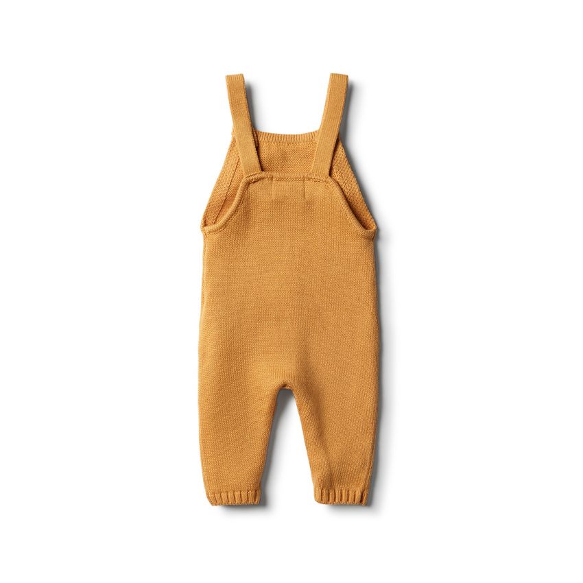 wilson & frenchy - Golden Mustard Strick Ruffle Overall