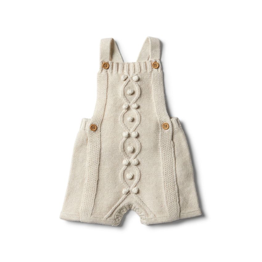 wilson & frenchy - Oatmeal Strick Playsuit Baubles