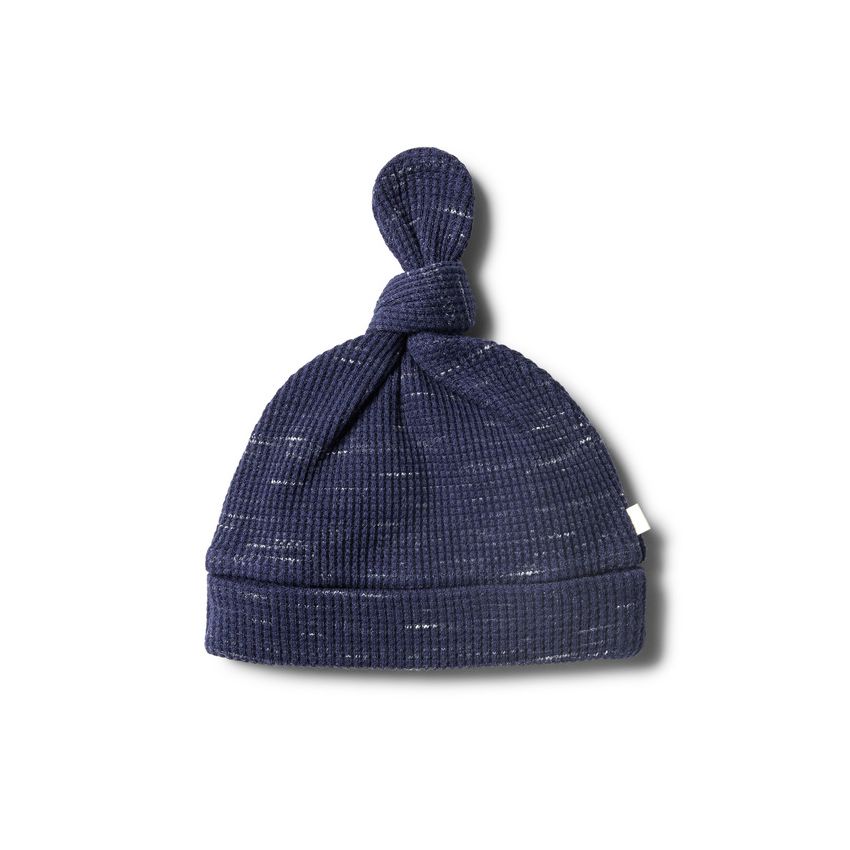 wilson & frenchy - Twilight Blue Waffel Knoten- Beanie