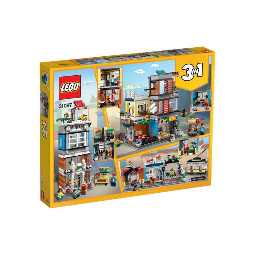LEGO® Creator 31097 - Stadthaus mit Zoohandlung & Café