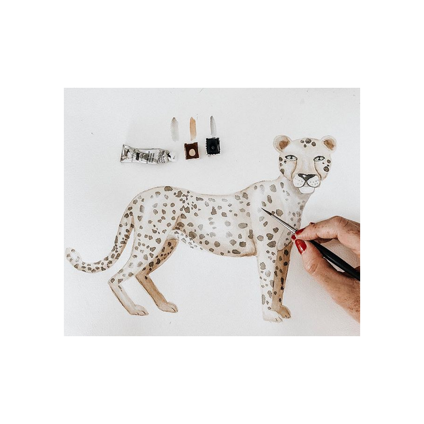 Little Rae Prints - Wandsticker Leopard Set