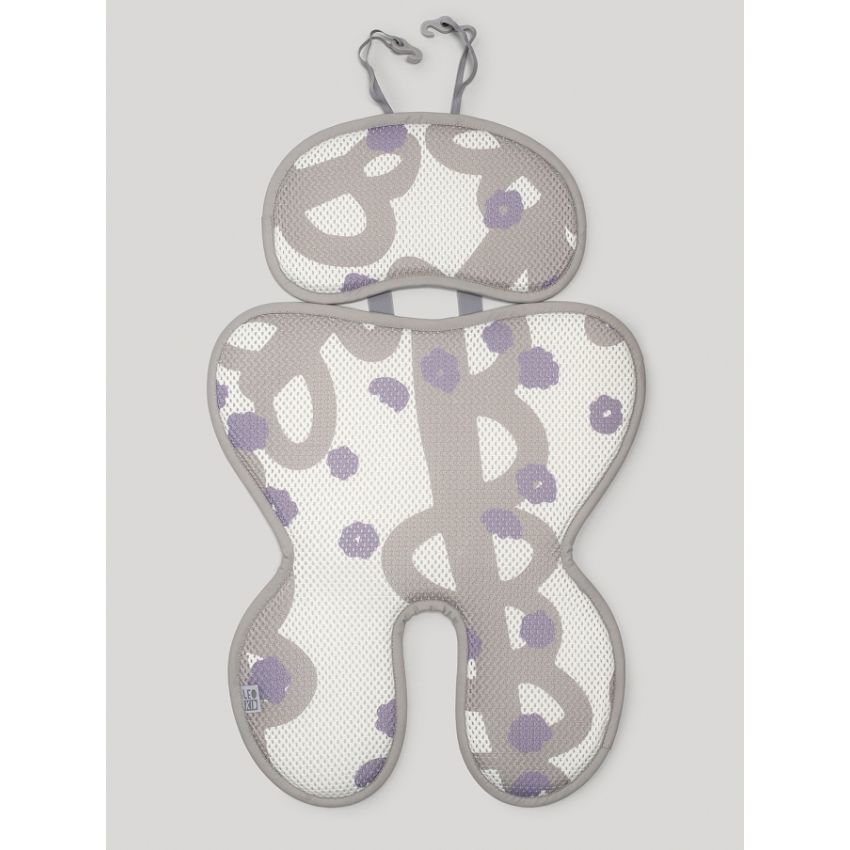 LEOKID - Anti- Schwitz 3D Einlage Kinderwagen / Autositz Heather Kleinkind