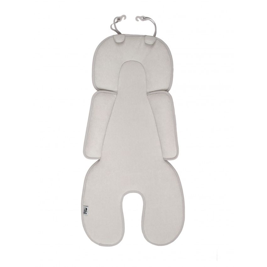 LEOKID - Anti- Schwitz 3D Einlage Kinderwagen / Autositz Grey Mist Baby