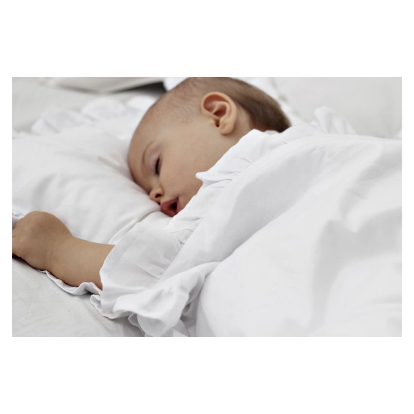 Cotton & Sweets - Bettwäsche Simply Glamour Hellgrau gefüttert 80 x 100cm