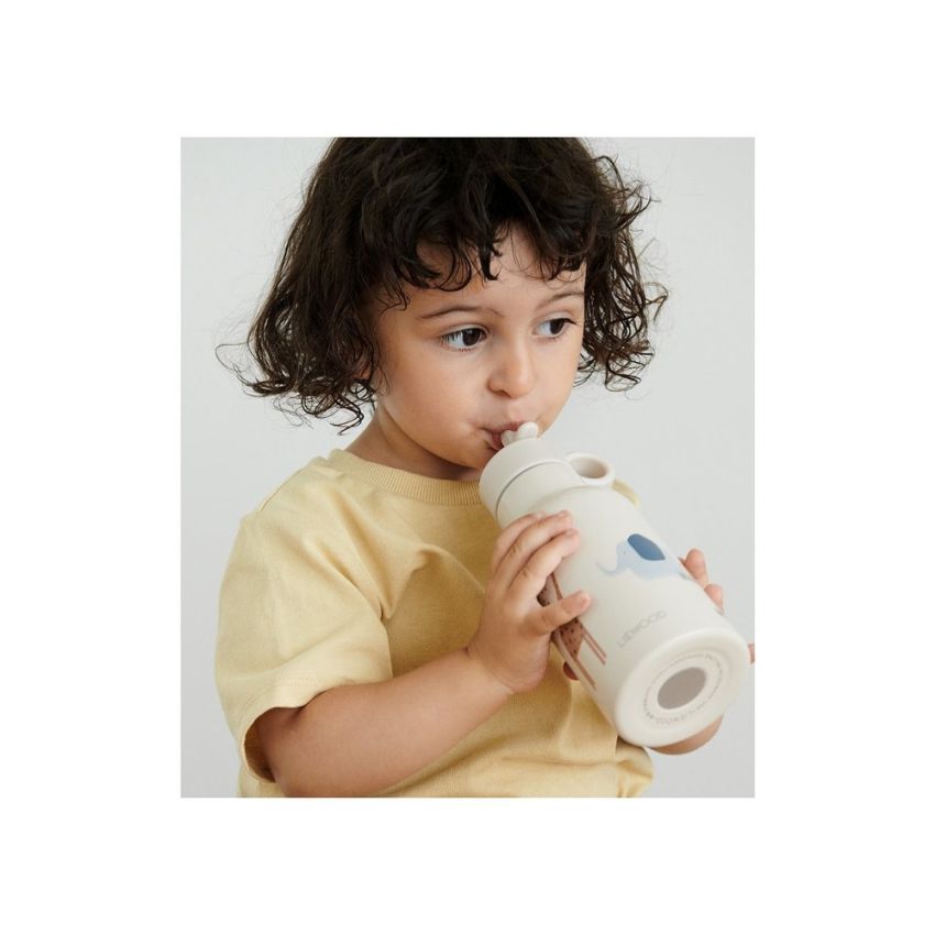 LIEWOOD - Thermo Trinkflasche Neo Sea Blue Sandy Mix