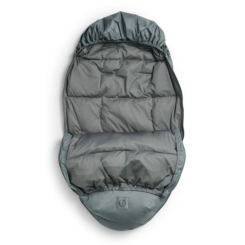 Elodie - Fusssack Daunen Deko Türkis