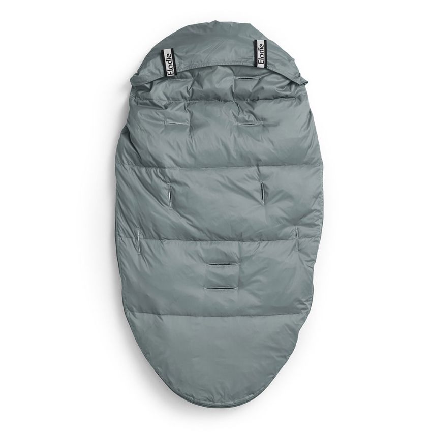 Elodie - Fusssack Daunen Deko Türkis