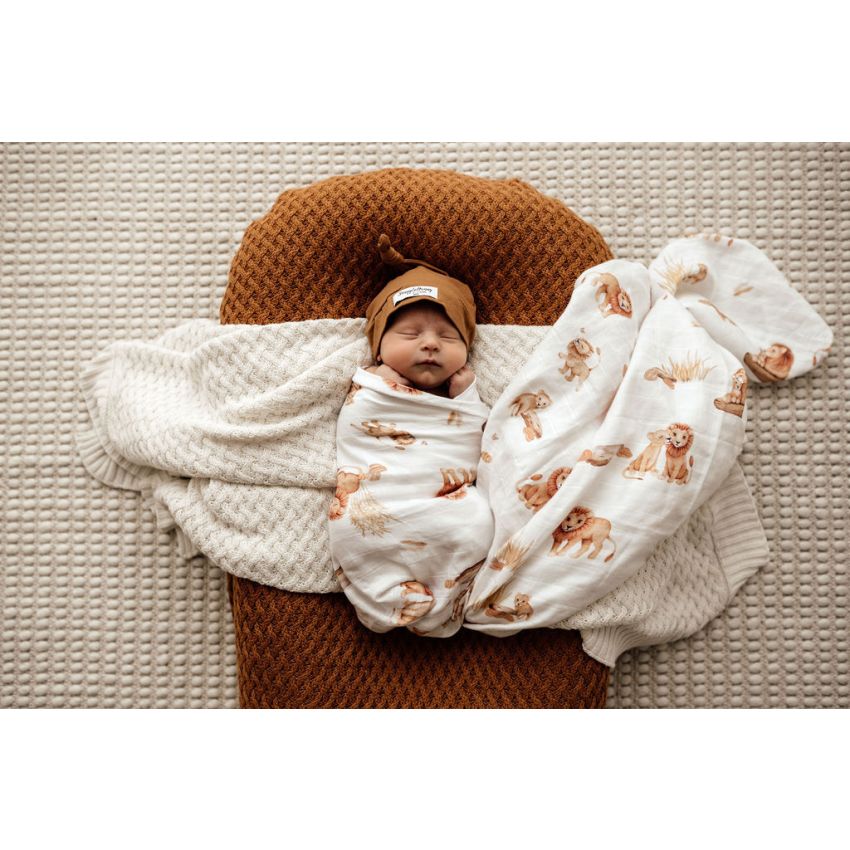 Snuggle Hunny - Muslin Löwe