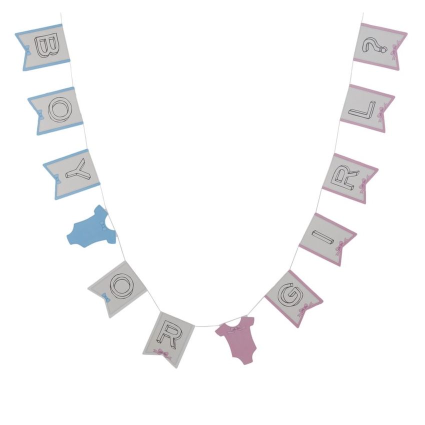 Ginger Ray - Girlande Little Lady or mini Mister