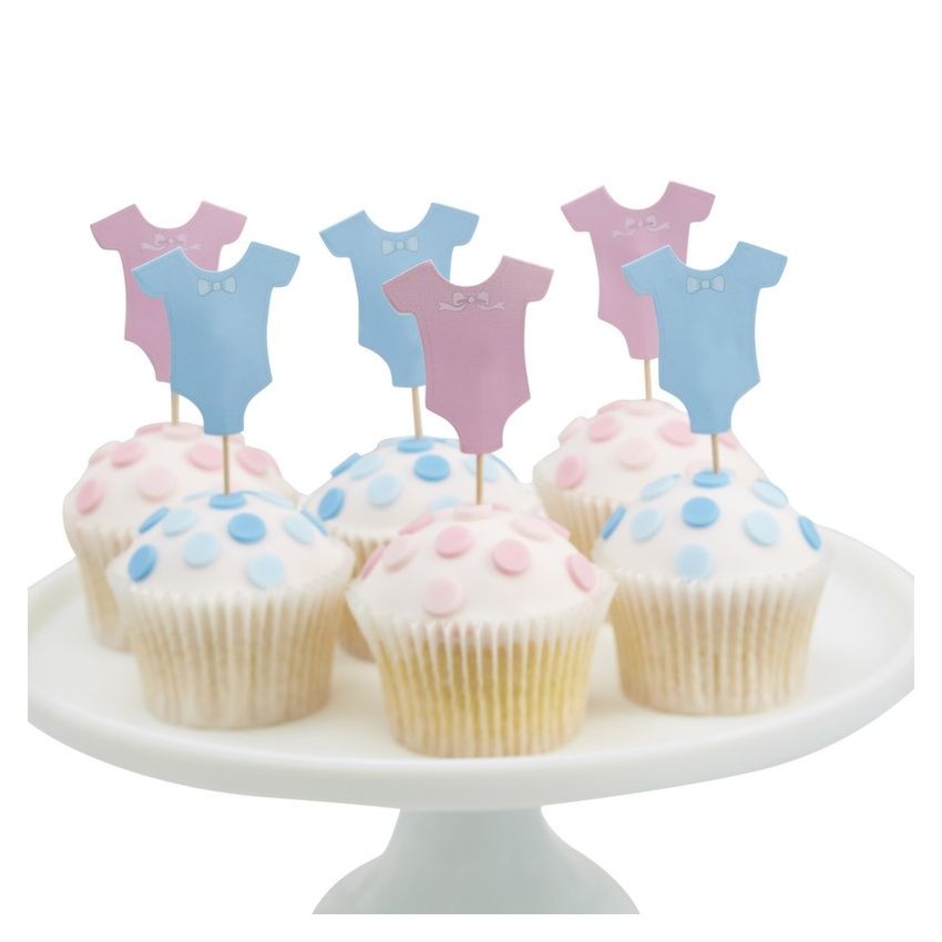 Ginger Ray - Cupcake Toppers Little Lady or mini Mister