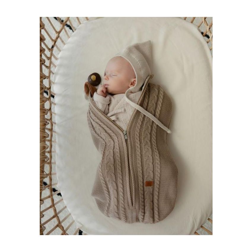 loom knits - Cocoonn Kuschelsack Jasper Capuccino