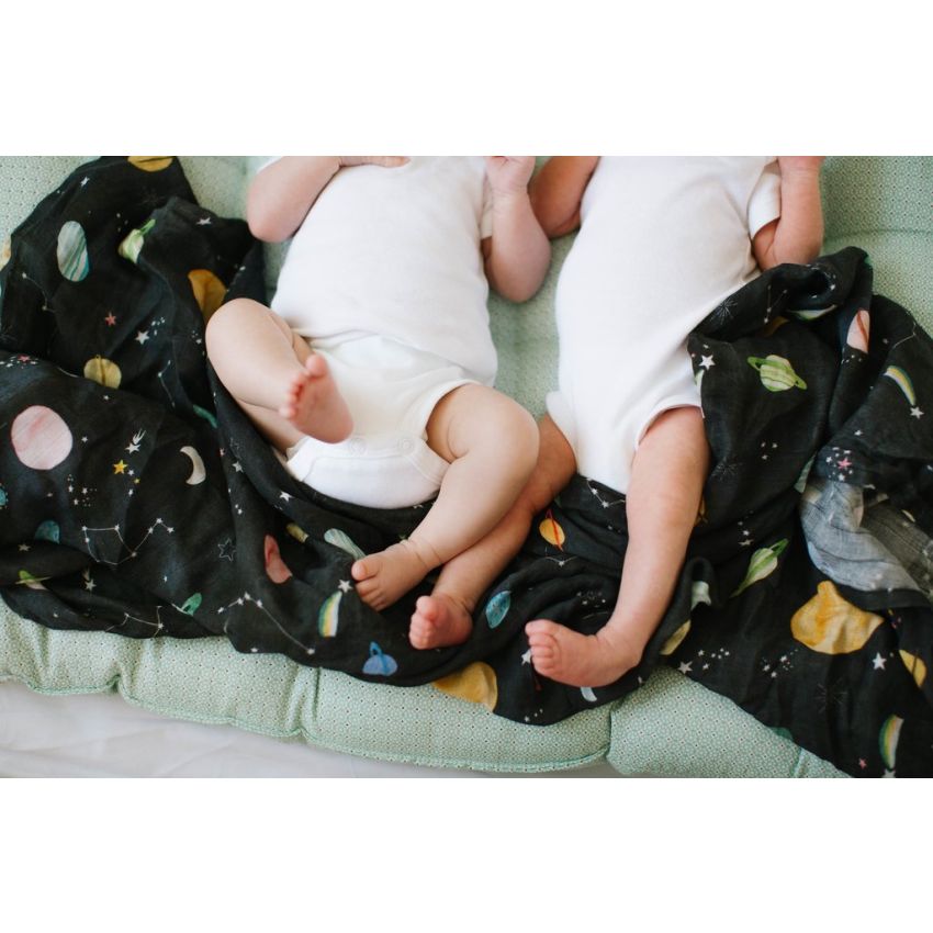 LouLou Lollipop - Muslin Swaddle Planets