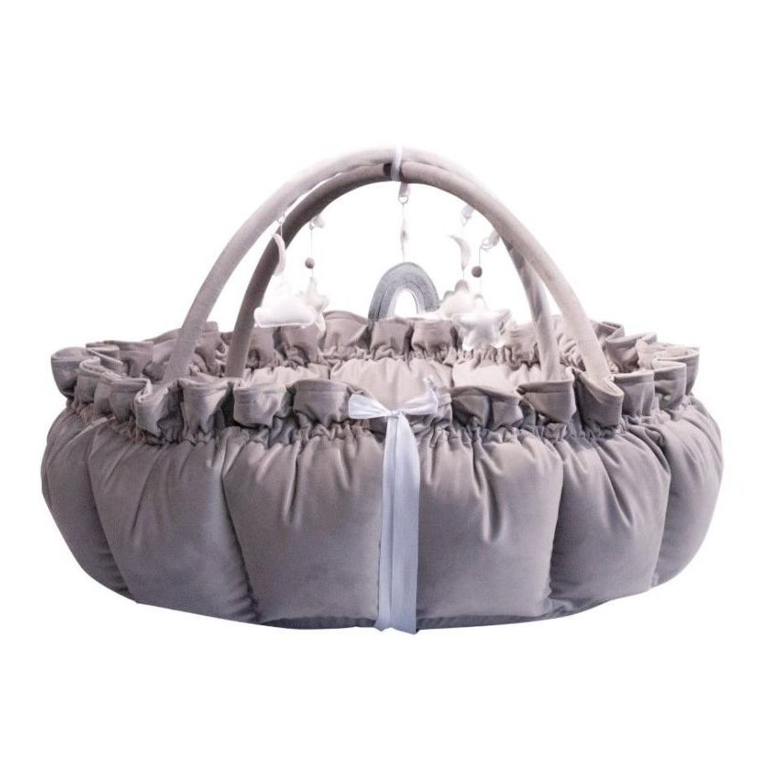 Lilac Sunday - Babyinsel rund 2 in 1 Lucas silvery Spielzeug grau