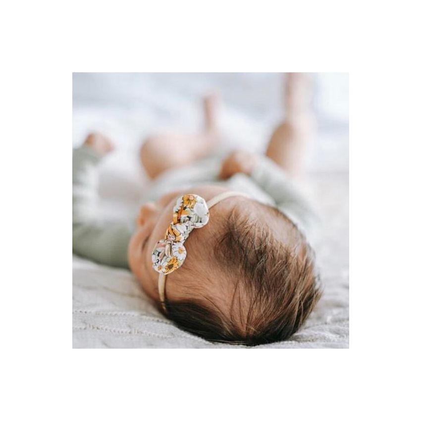 Mae & Rae - Stirnbandset Sand & Blümchen Gelb Orange