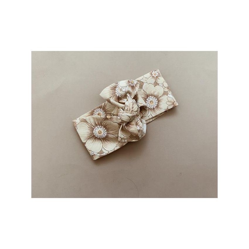 Mae & Rae - Stirnband Brown Daisy