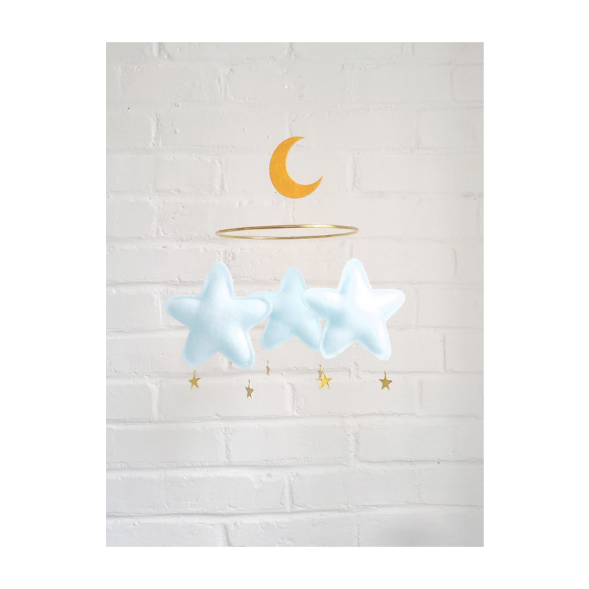 The Butter Flying - Stars and Moon Mario Hellblau