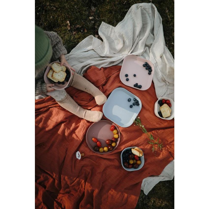 Mushie - 2er Set Schalen rund Woodchuck