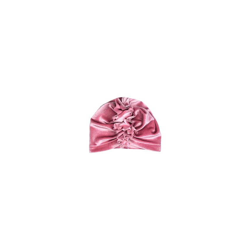 ArchNOllie - Turban Samt Dunkelrosa Plum