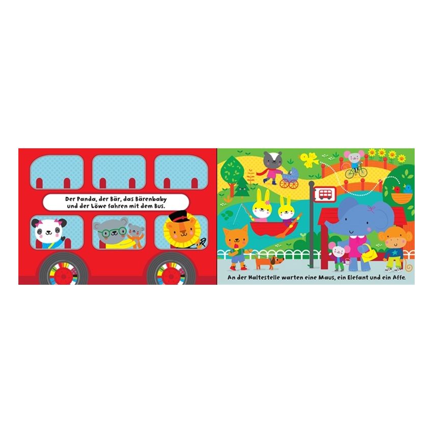 Usborne Verlag - Alle fahren mit! Mein roter Bus