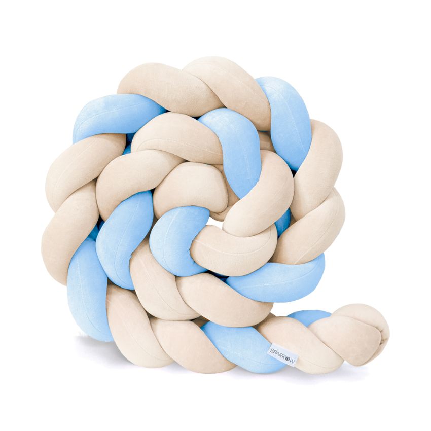 Sparrow - Bettschlange Almond - Babyblue