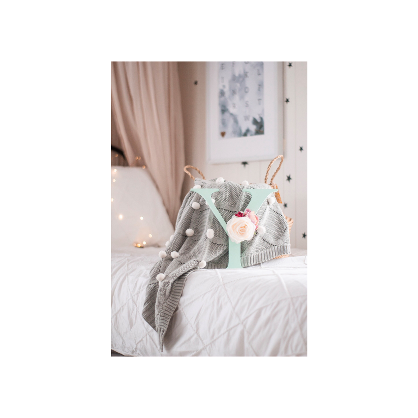 Poppet and Wildflower - Holzbuchstabe Mint