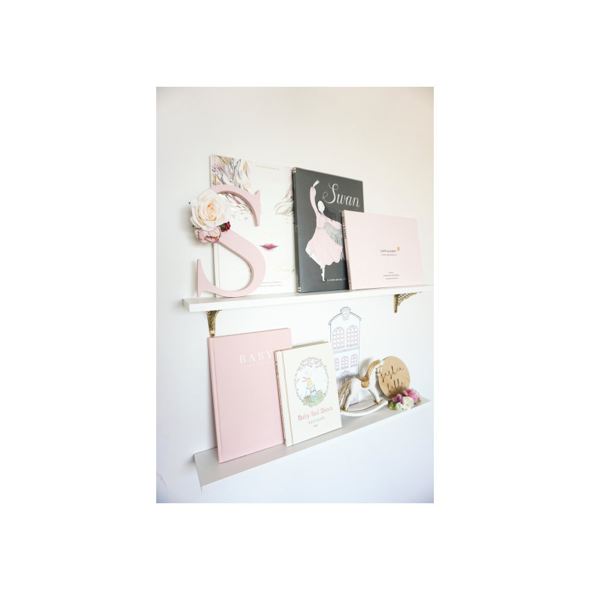 Poppet and Wildflower - Holzbuchstabe Blush rosa