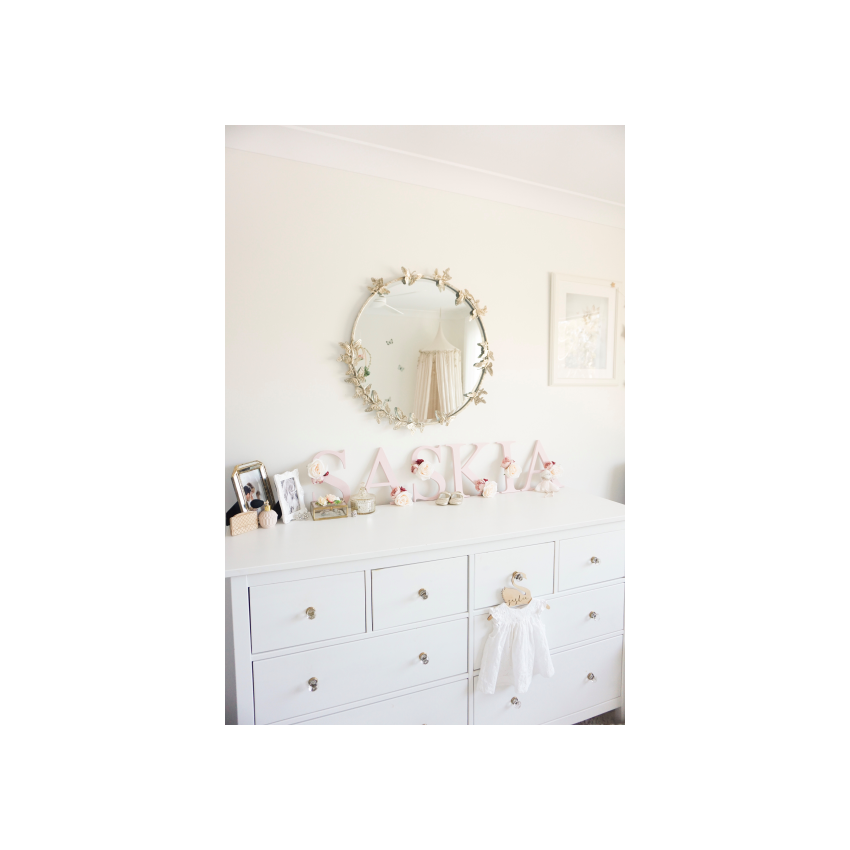 Poppet and Wildflower - Holzbuchstabe Blush rosa