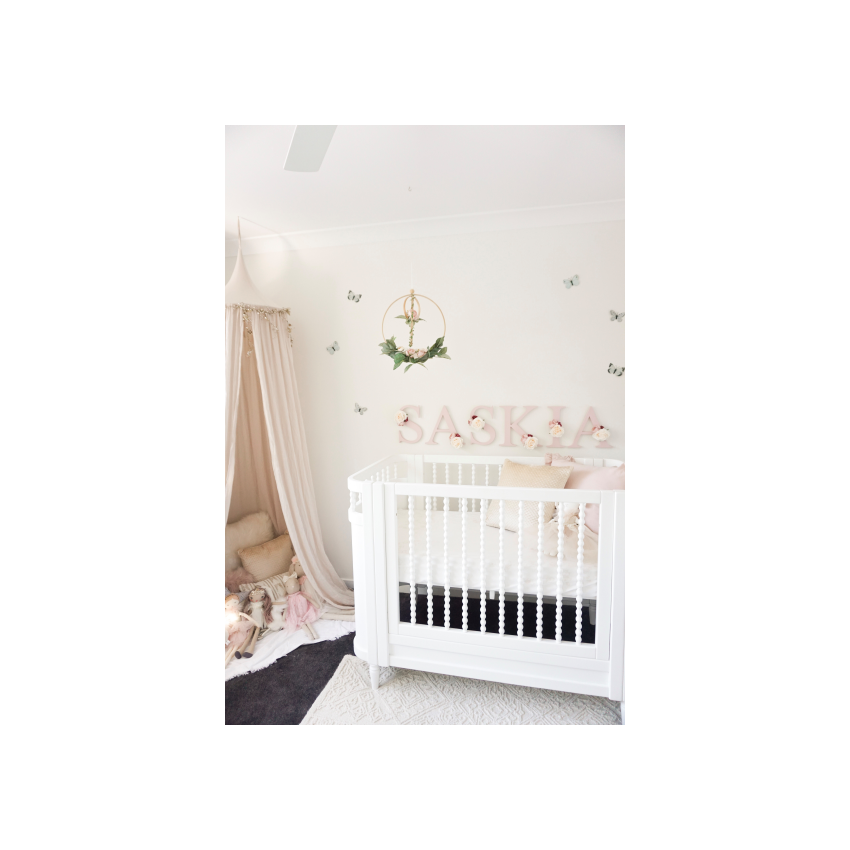 Poppet and Wildflower - Holzbuchstabe Blush rosa