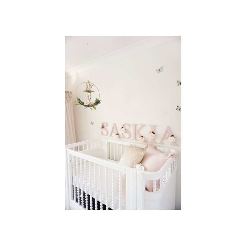 Poppet and Wildflower - Holzbuchstabe Blush rosa