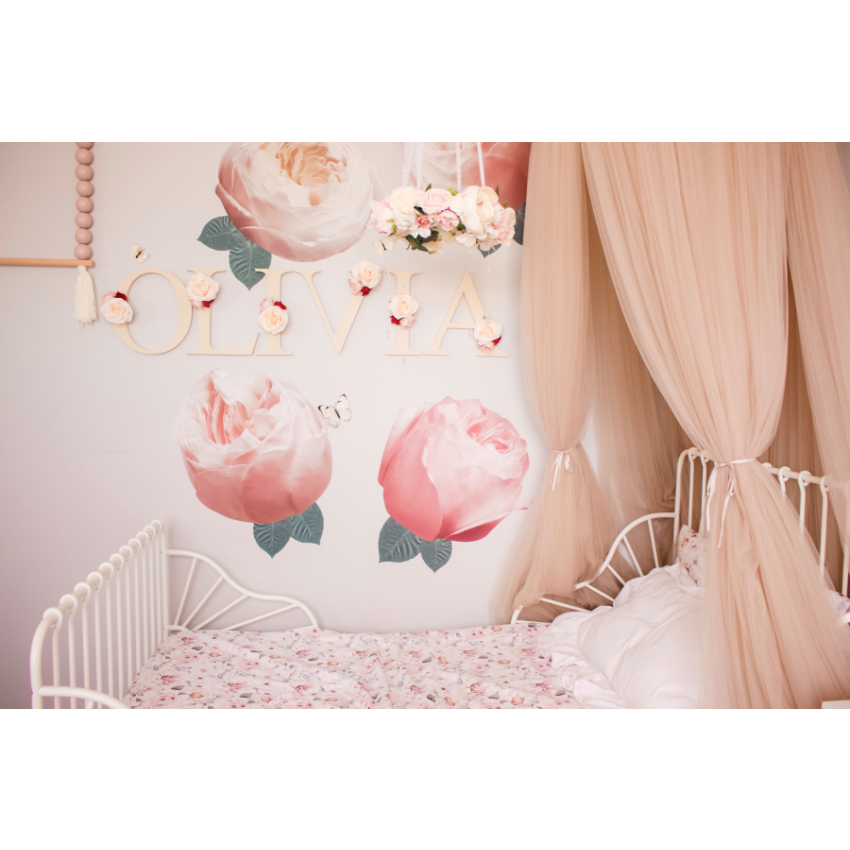 Poppet and Wildflower - Holzbuchstabe Cream