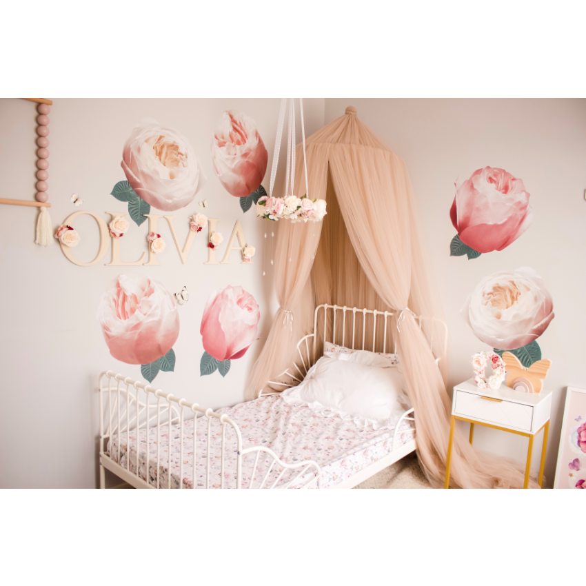 Poppet and Wildflower - Holzbuchstabe Cream