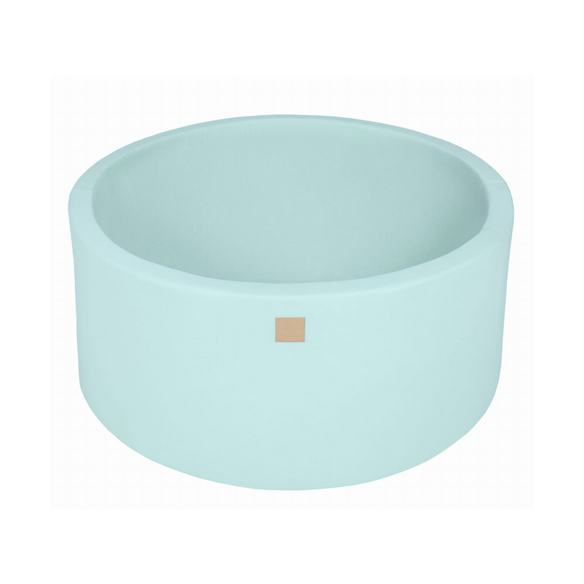 MeowBaby - Bällebad Mint rund ohne Bälle 90x90x40cm