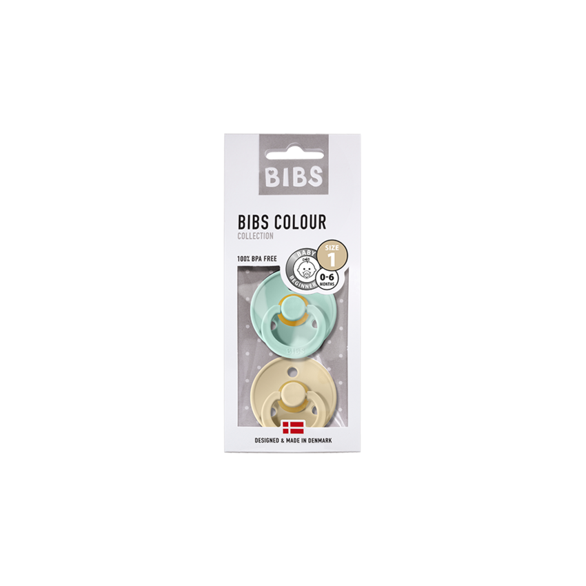 BIBS - Mint / Beige Gr. 1