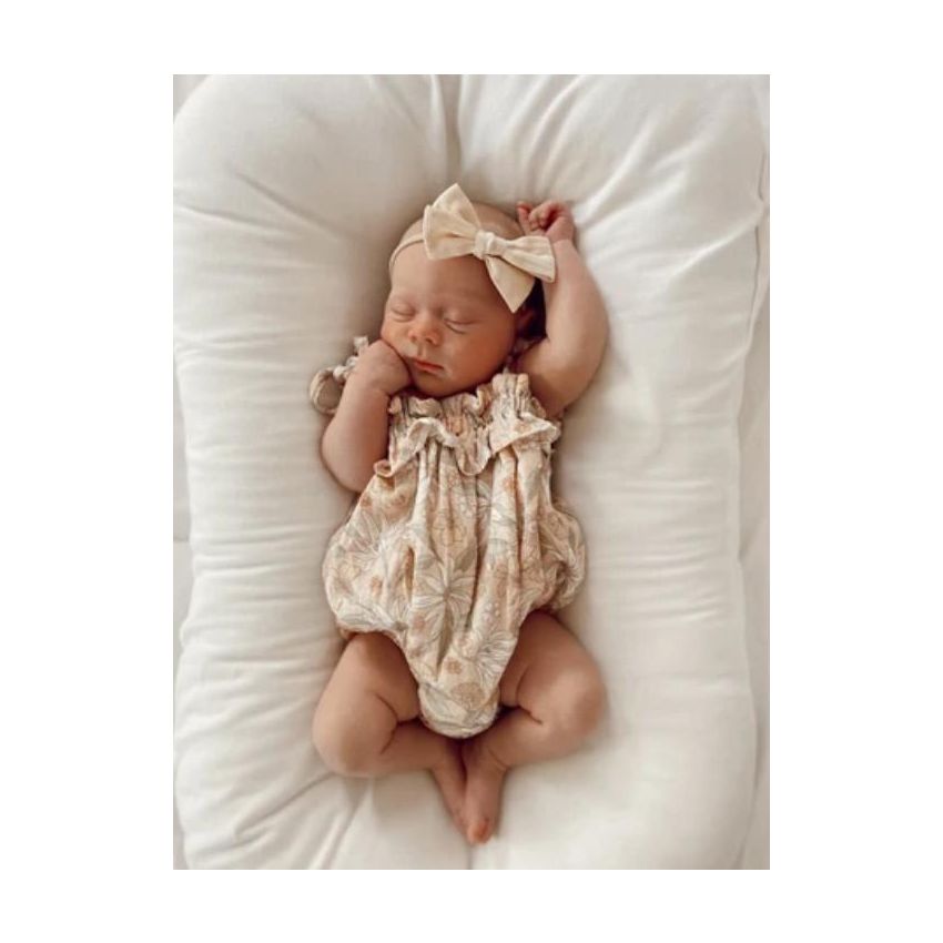 Mae & Rae - Stirnband Masche Sandgelb