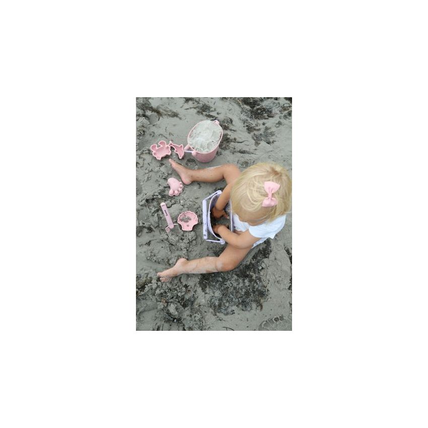 Scrunch - 4er Set Sandförmchen Dusty Rose