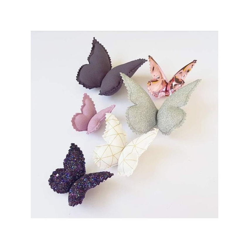 Little Custom Creations - Schmetterlingset Wanddeko Violet Moon