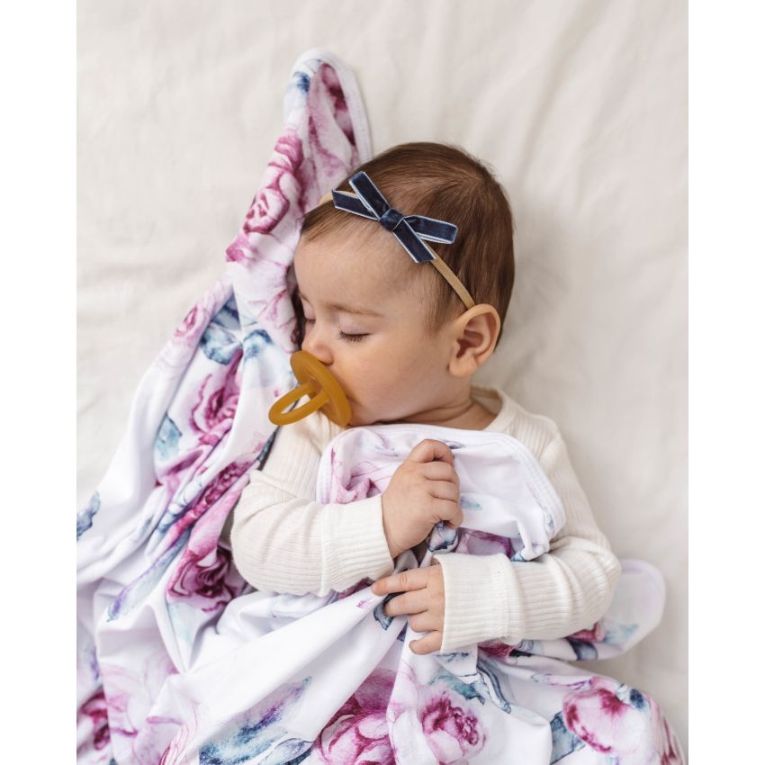 Snuggle Hunny - Haarband mit Samtmäschchen Moonlight Blue