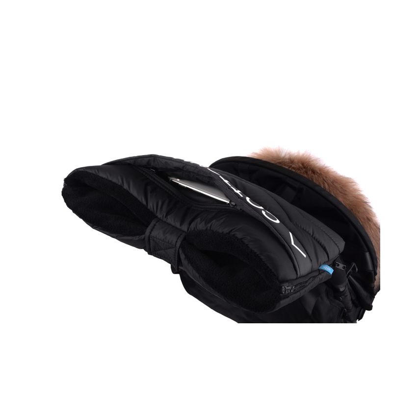 Cottonmoose - Schiebemuff North Logo Moose Weiss