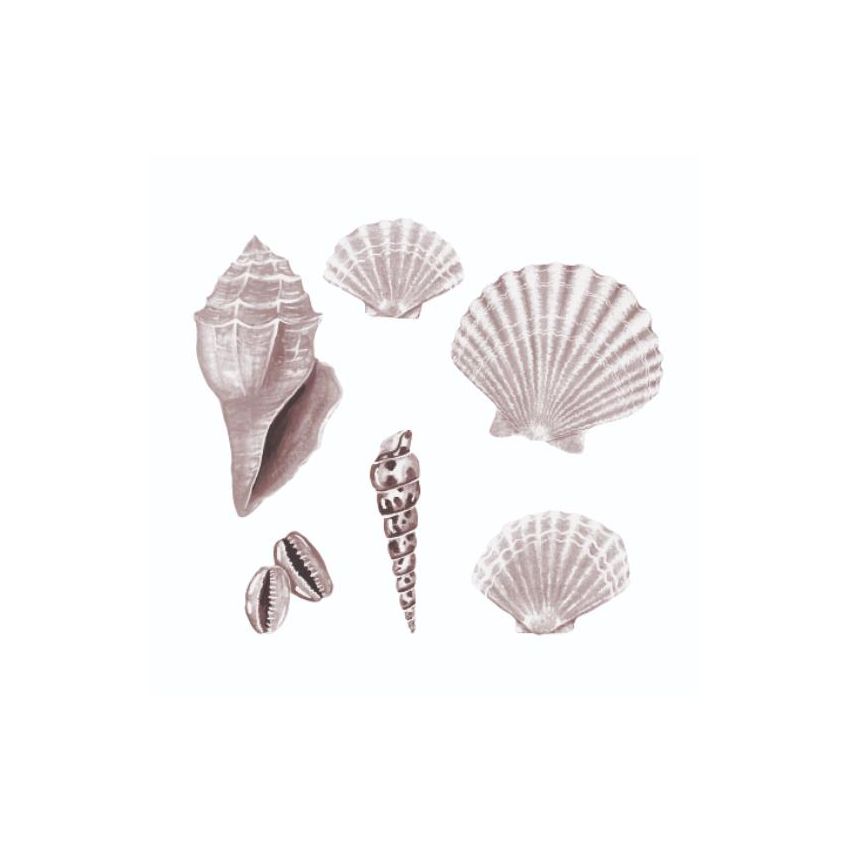 Thats mine - Wandsticker Muscheln Rose