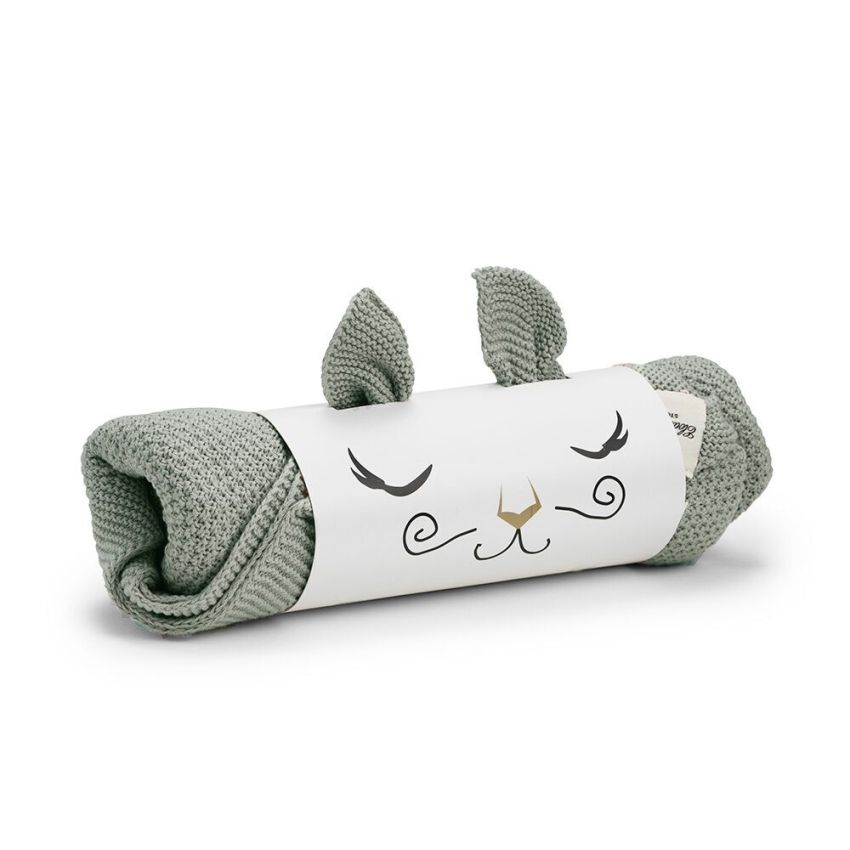 Elodie - Strickdecke Mineral Green